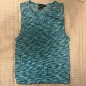 Blue/Green forever 21 stretchy top